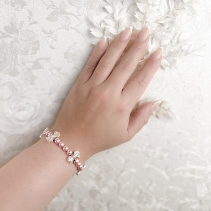 Fiocelia Bow Rosé Bracelet